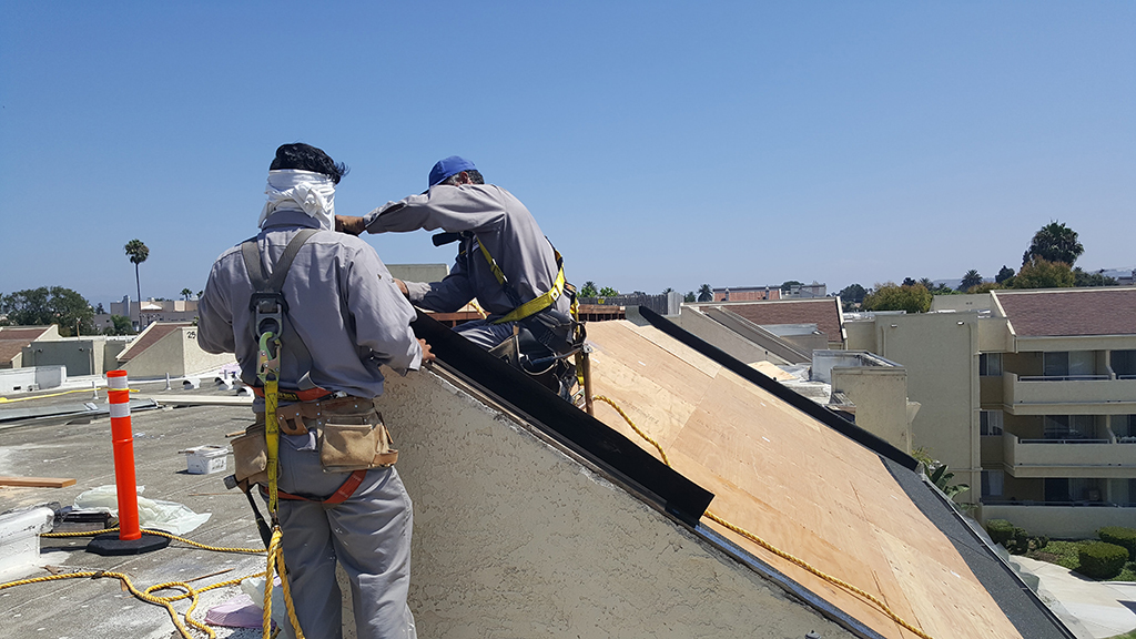 Roofers Falkirk roofing squad