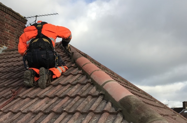 Repairing a roof in Falkirk
