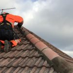 Falkirk Roofers On A Roof